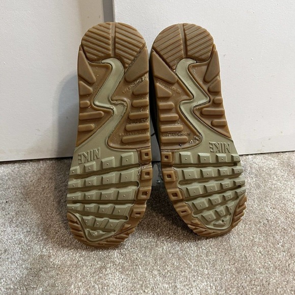 Nike Air Max 90 Winter PRM GS Bordeaux Athletic Shoes 943747-600 Size 3.5Y - Picture 3 of 6